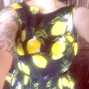 FELDIE LEMON DAY DRESS